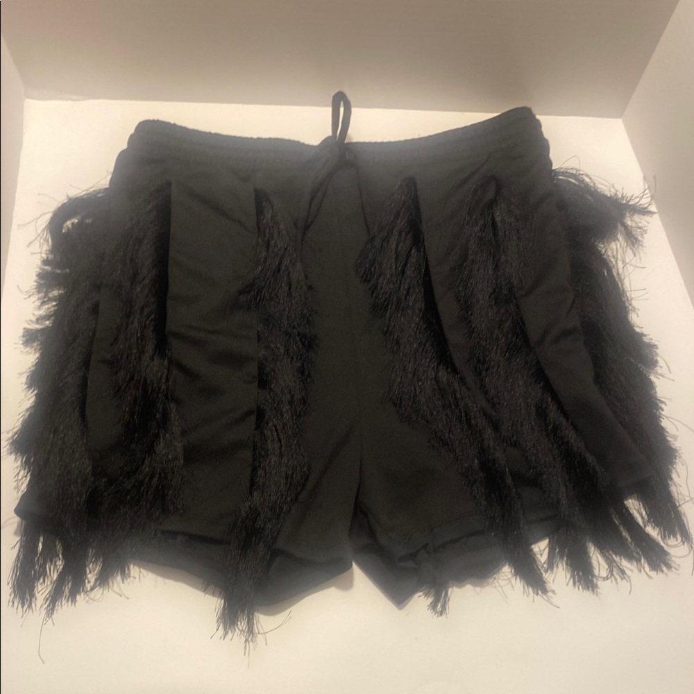 Love J Black Tulle Dance Shorts